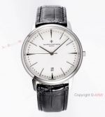 Swiss Grade Vacheron Constantin Patrimony AI Factory V2 White Dial Replica Watch